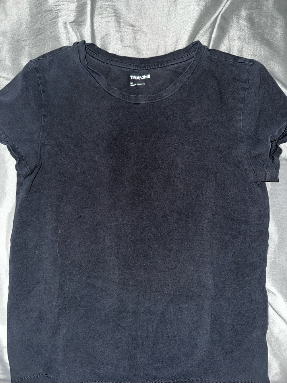 Aritzia Short Sleeve Crewneck Tee - Black